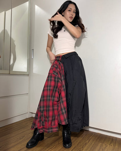 Button-up Maxi Skirt 003