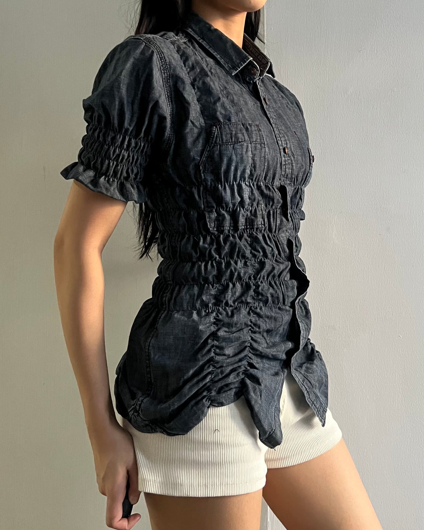 Ruched Shirt 013