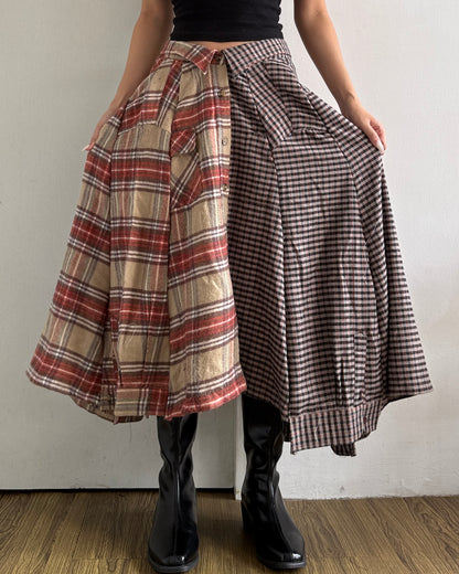 Button-up Maxi Skirt 058
