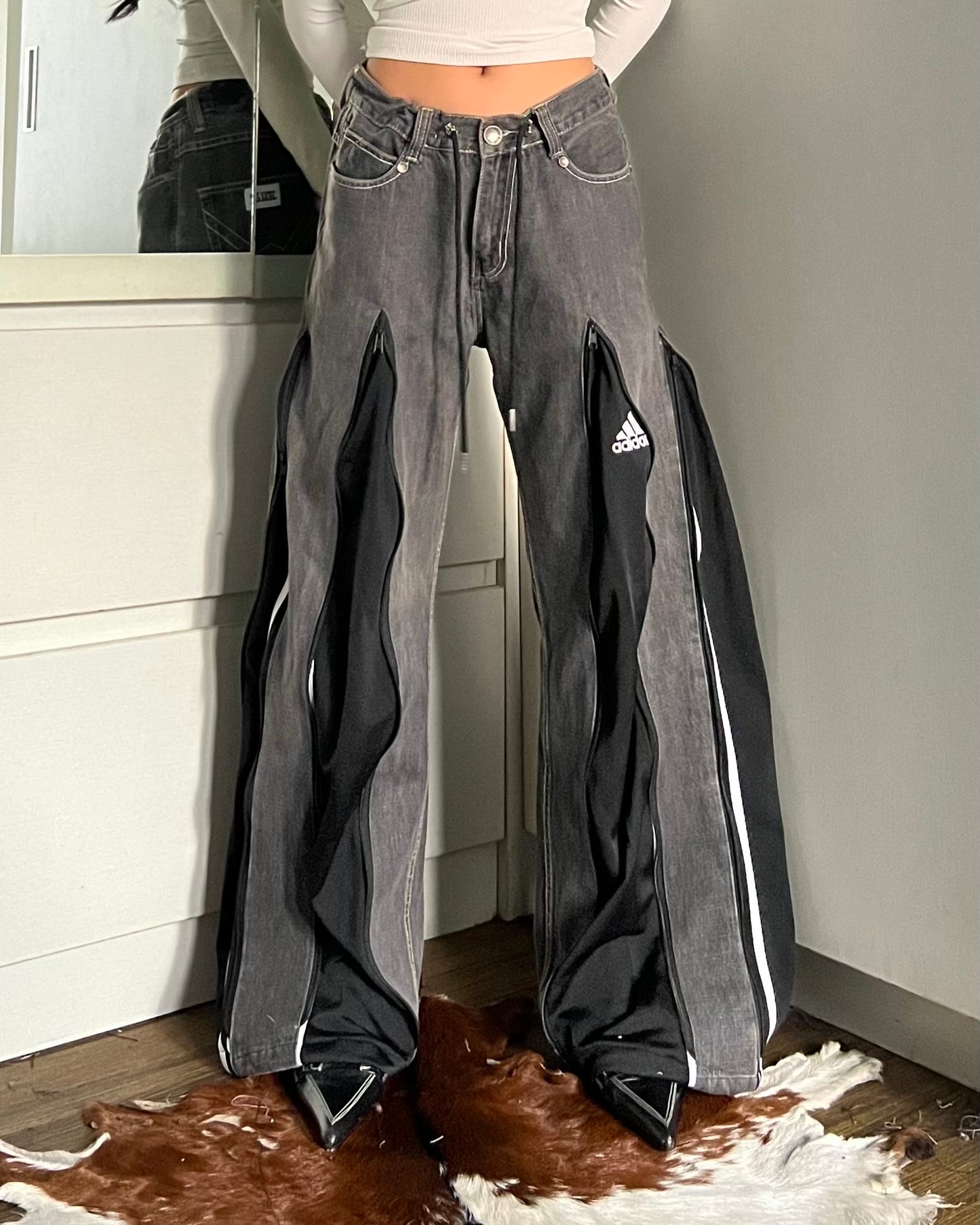Zipper Pants 068