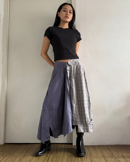 Button-up Maxi Skirt 068