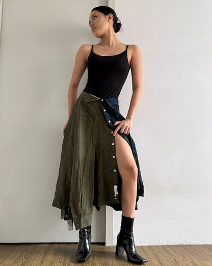Button-up Skirt 054