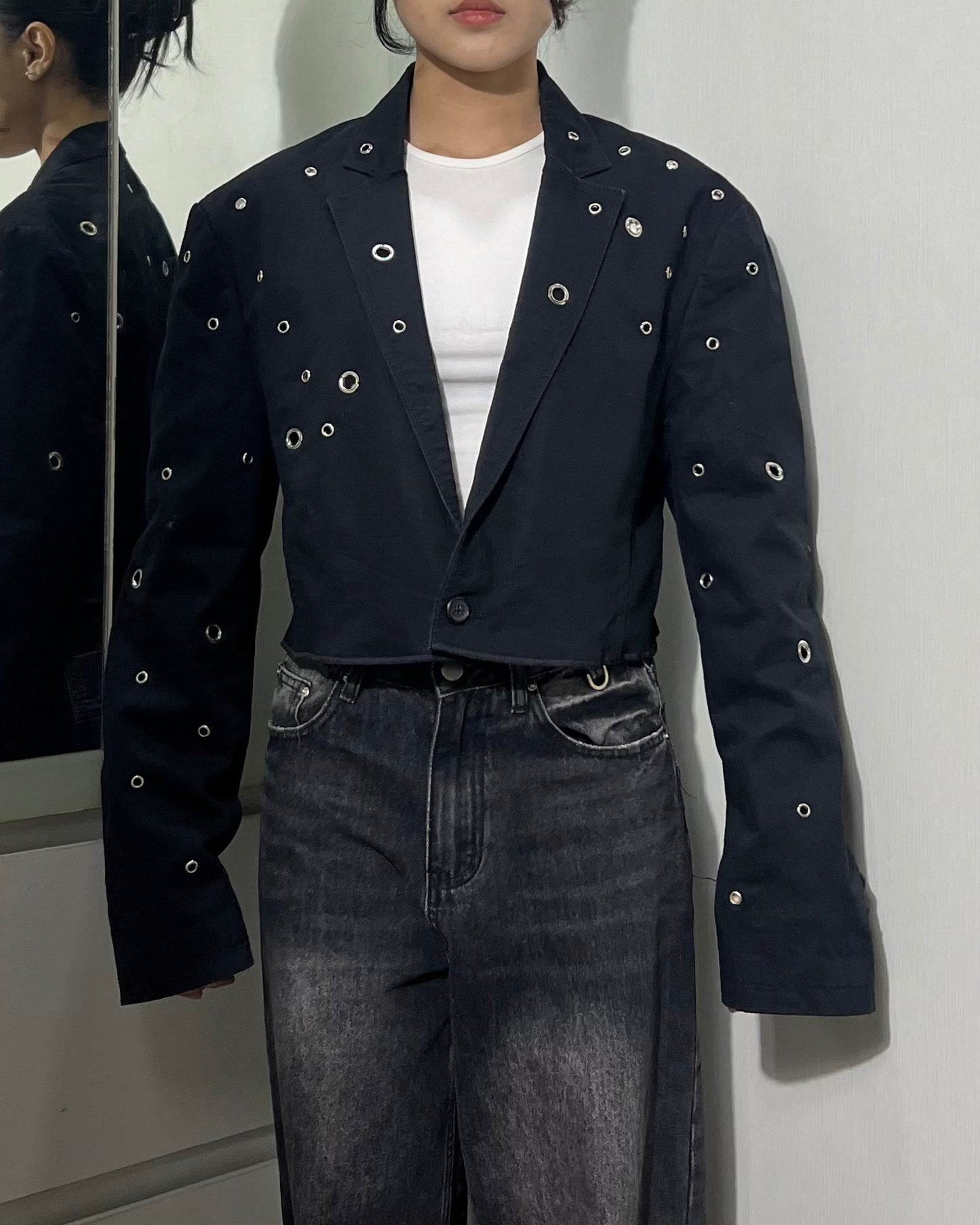 Eyelet Blazer 018