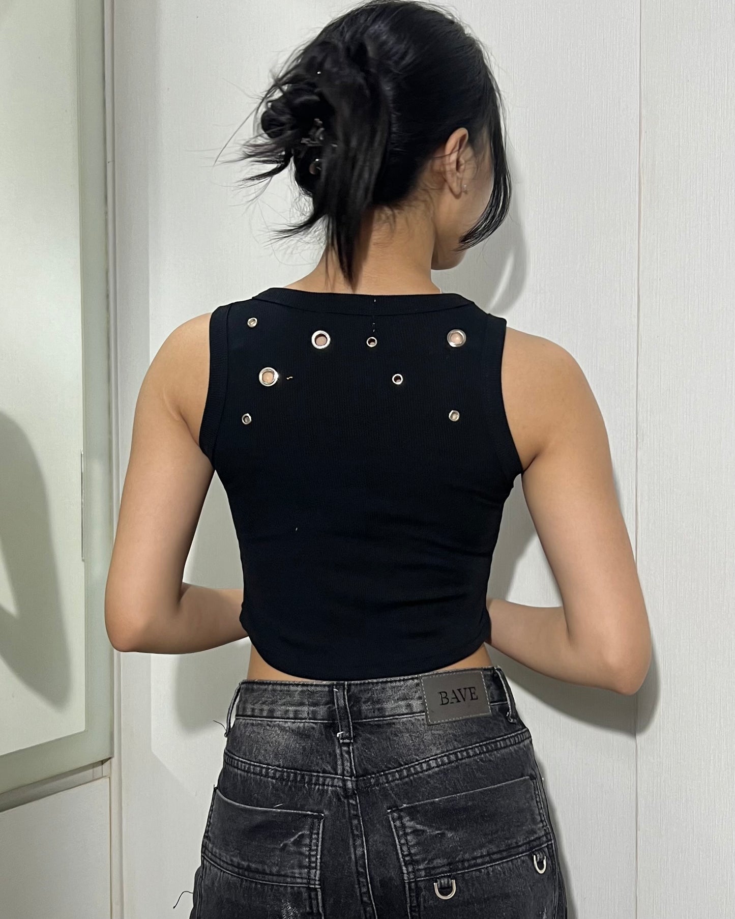 Eyelet Rib Tank 003