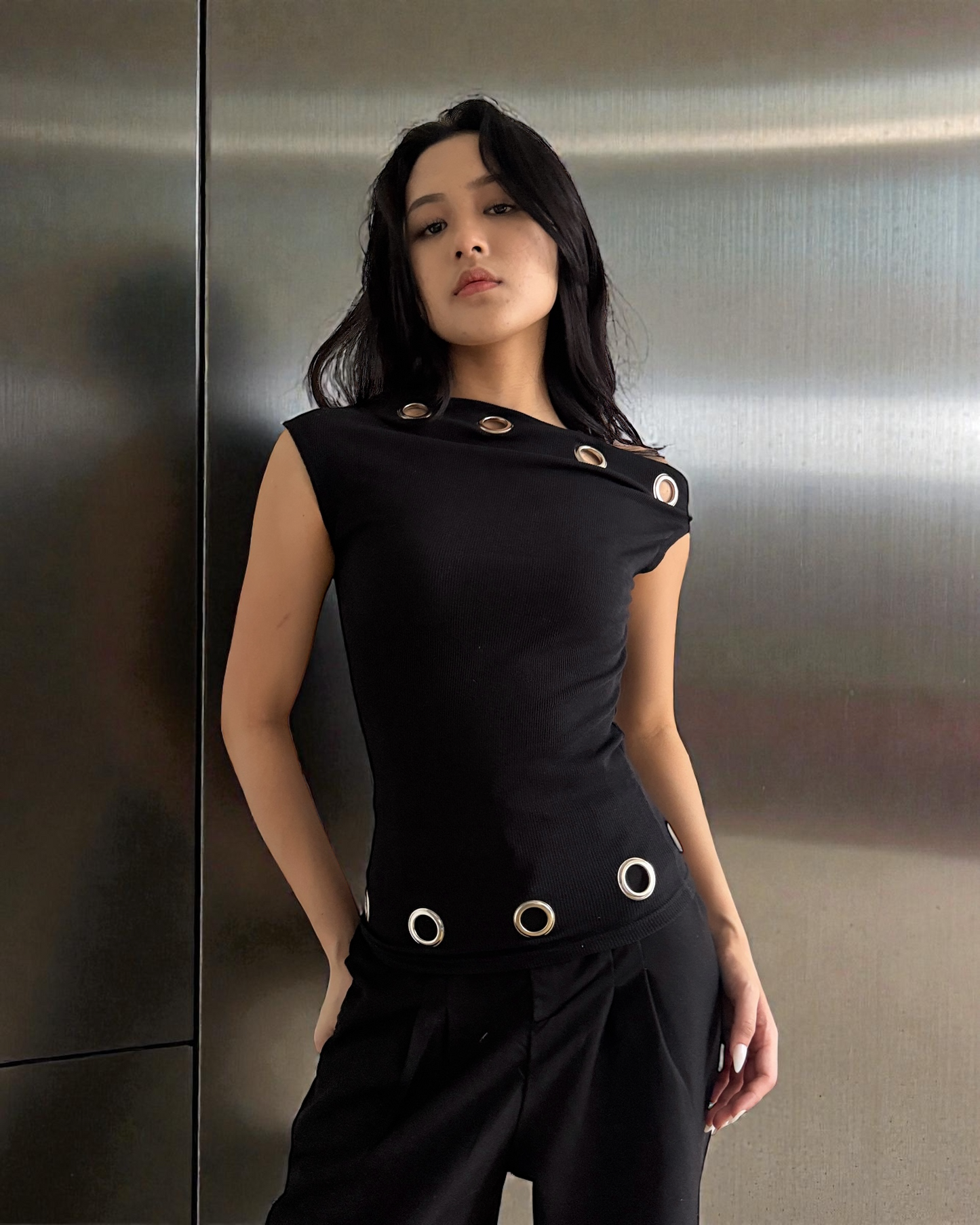 BULLET CURVE TOP - BLACK