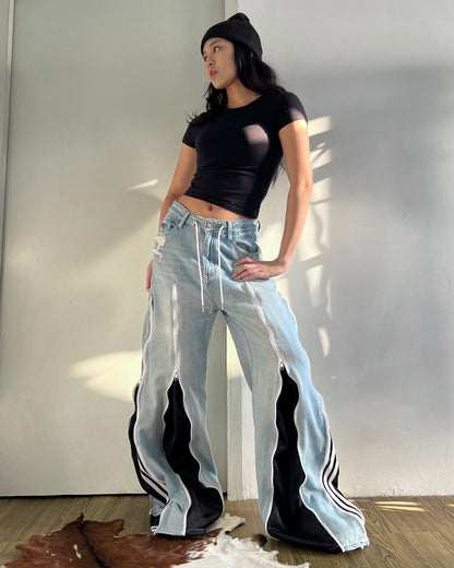 [BIG SIZE] Zipper Pants 0148