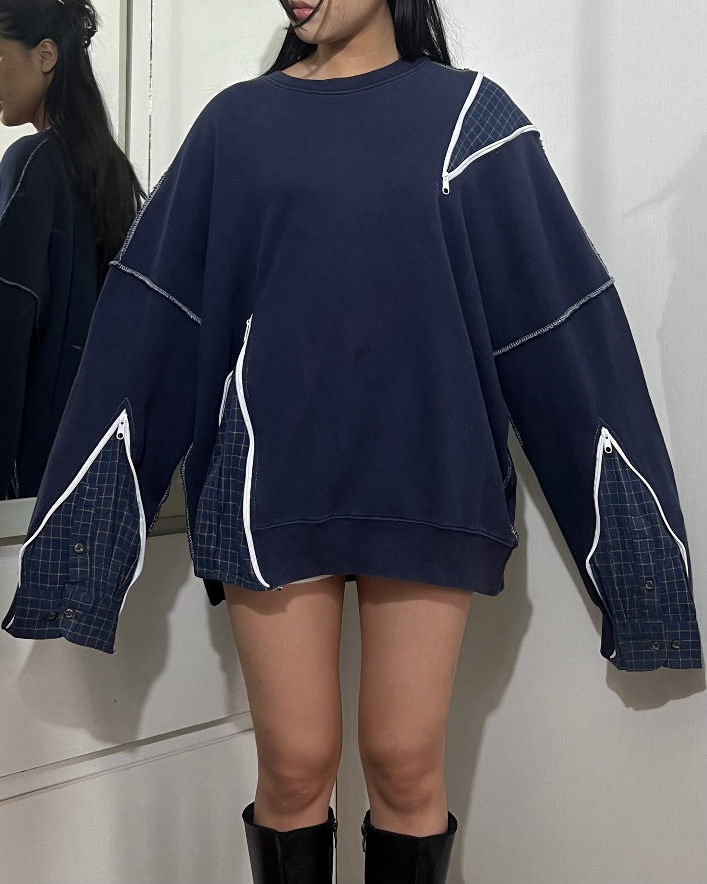 Zipper Sweater 003