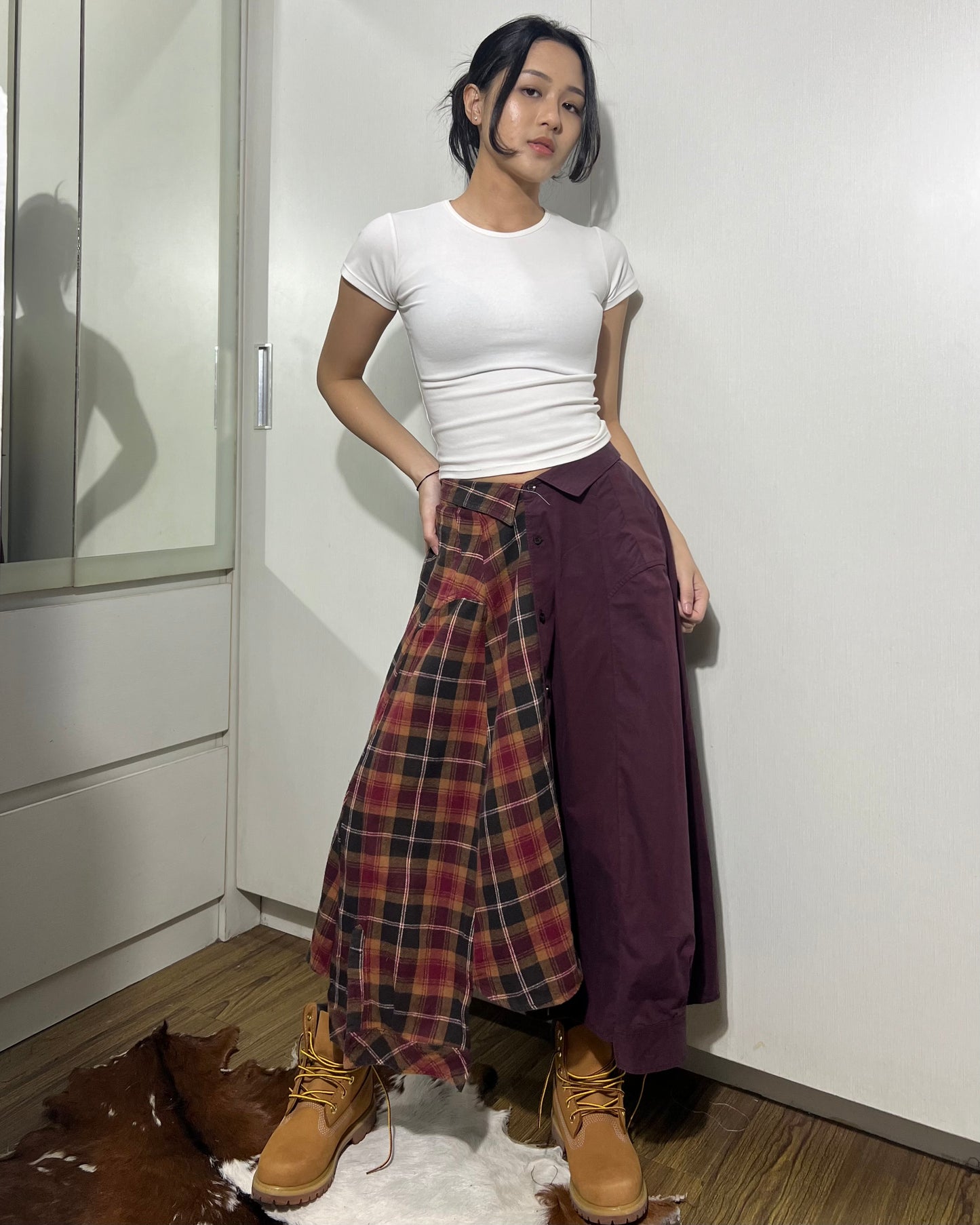 Button-up Maxi Skirt 019