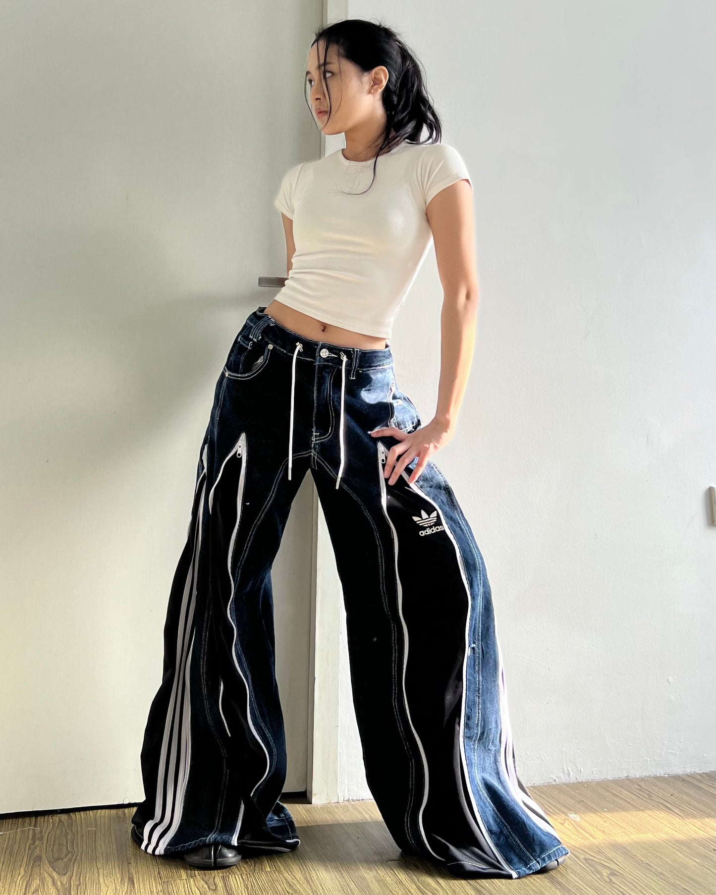 [BIG SIZE] Zipper Pants 0185