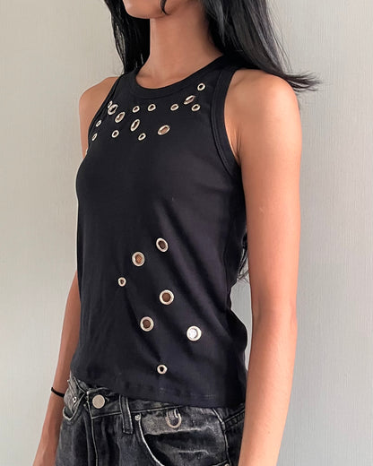 Eyelet Rib Tank 002