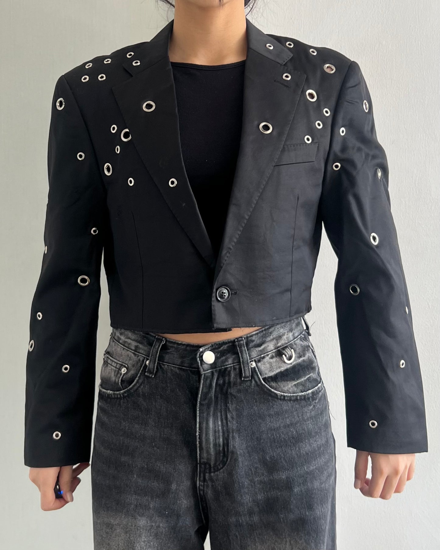 Eyelet Blazer 028