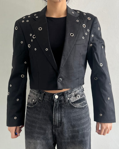 Eyelet Blazer 028