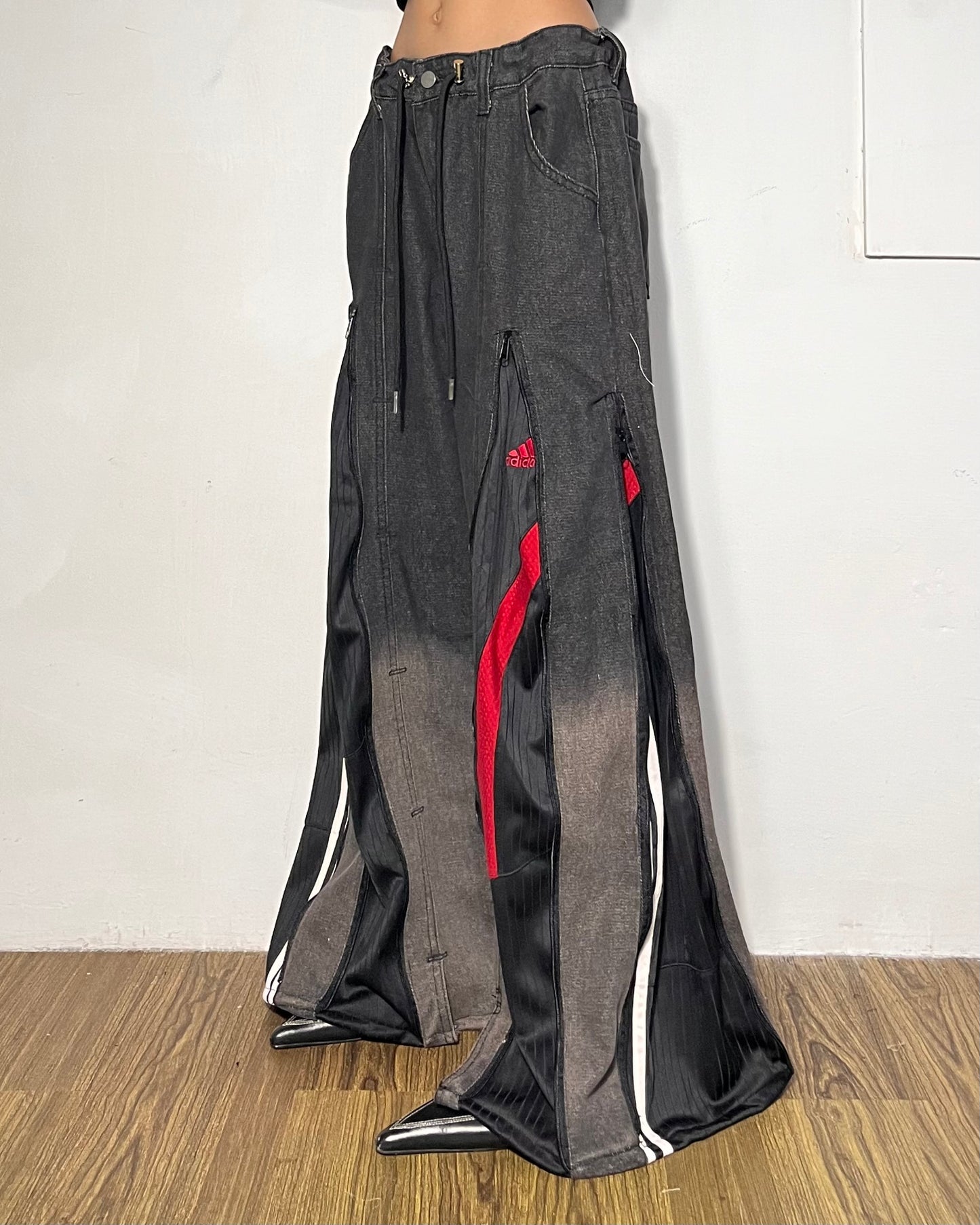 [BIG SIZE] Zipper Pants 034