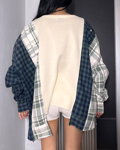 Deconstructed Flannel Shirt 013