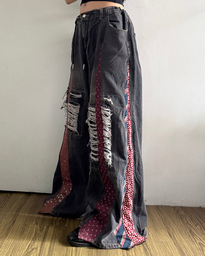 [BIG SIZE] Tie Pants 003