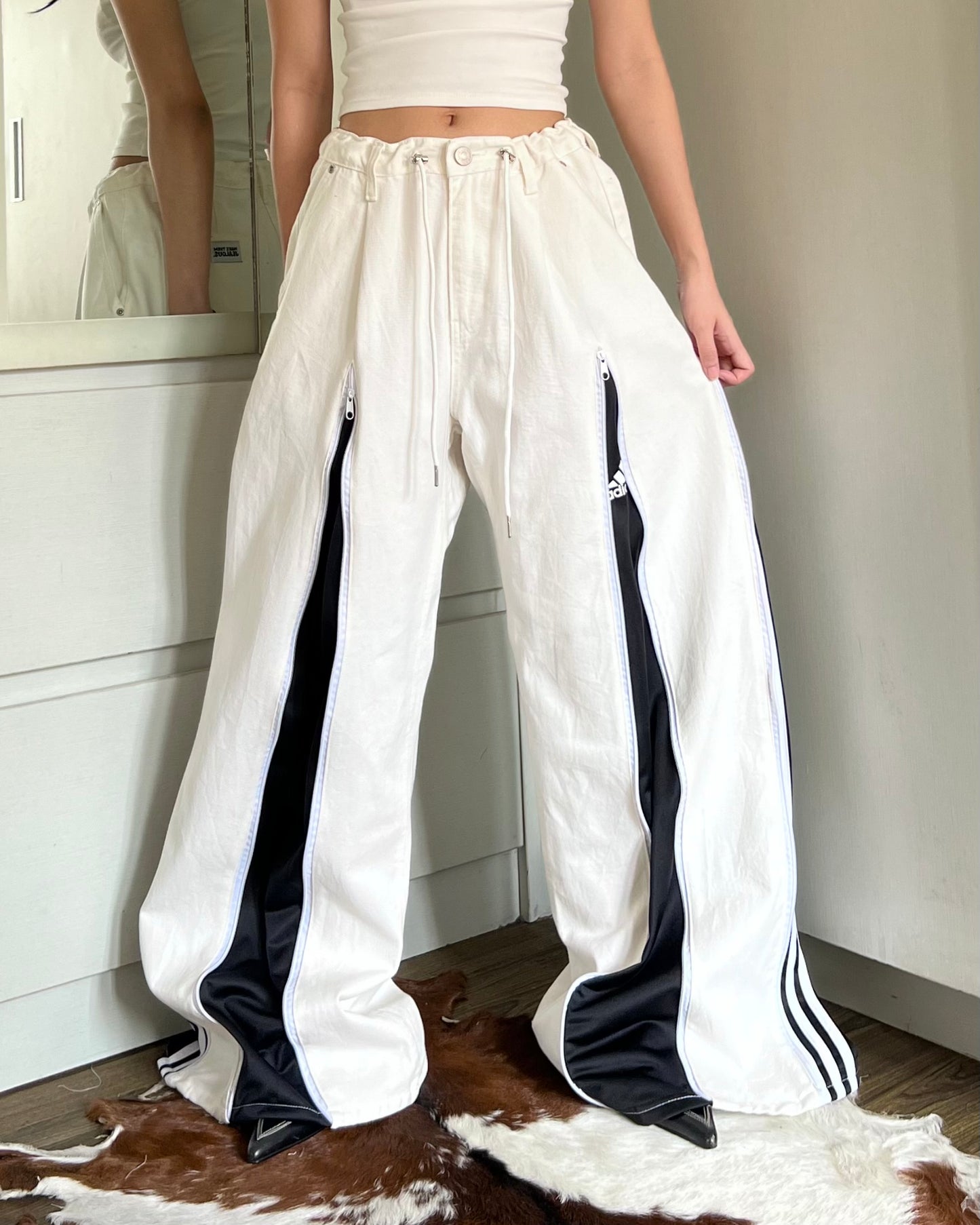 [BIG SIZE] Zipper Pants 044