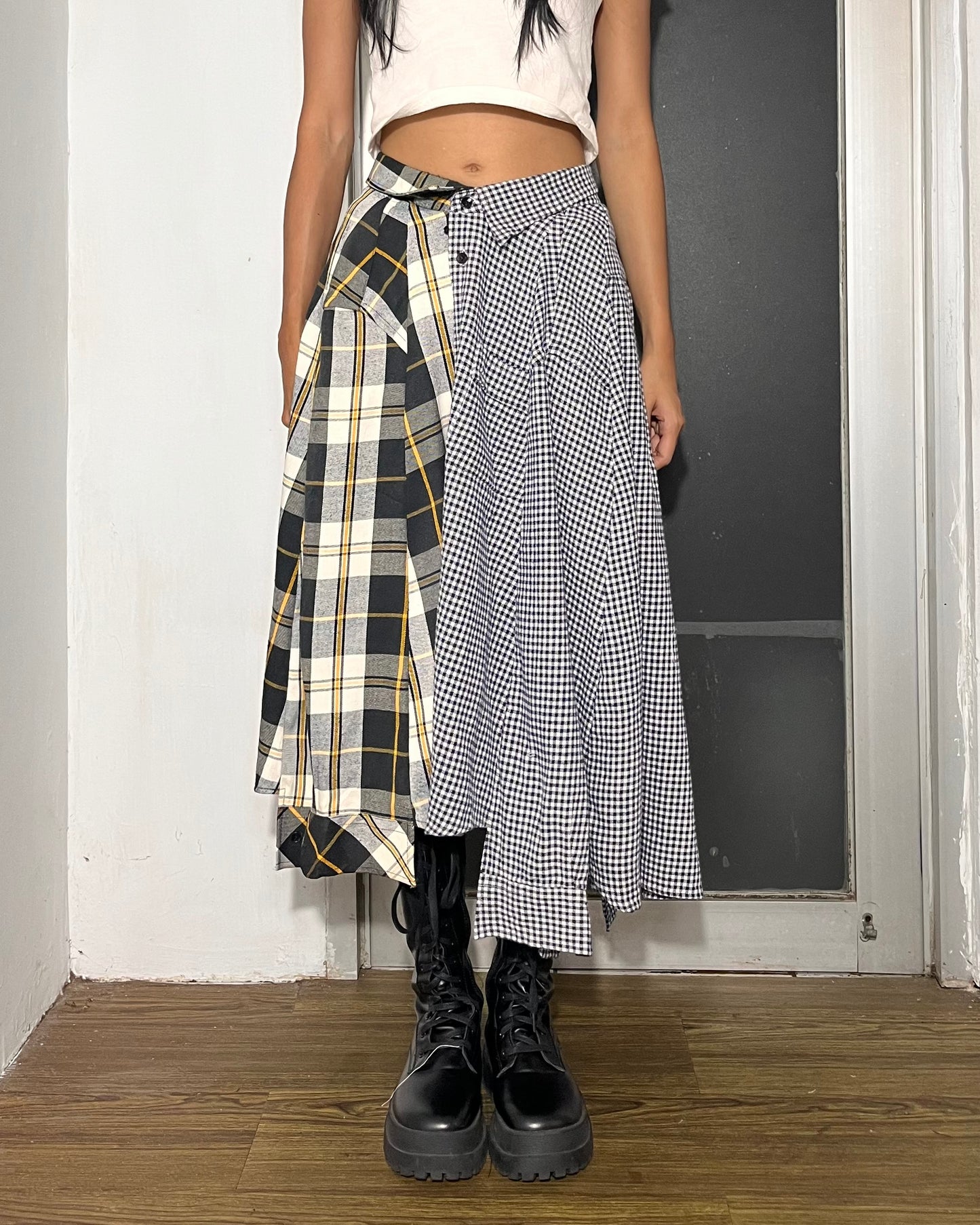 Button-up Maxi Skirt 005