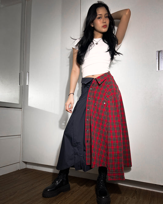 Button-up Maxi Skirt 008