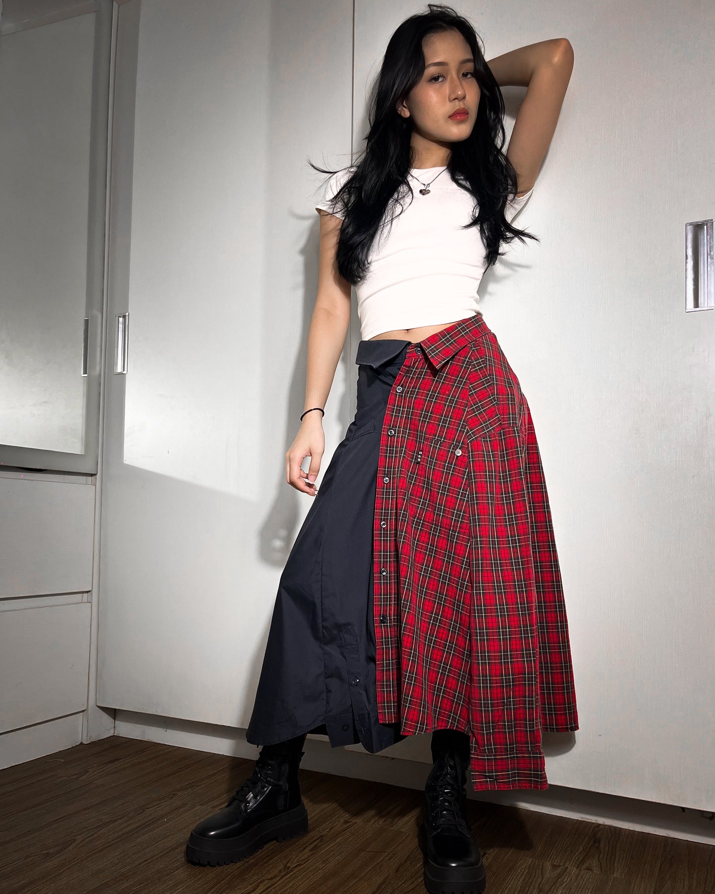 Button-up Maxi Skirt 008