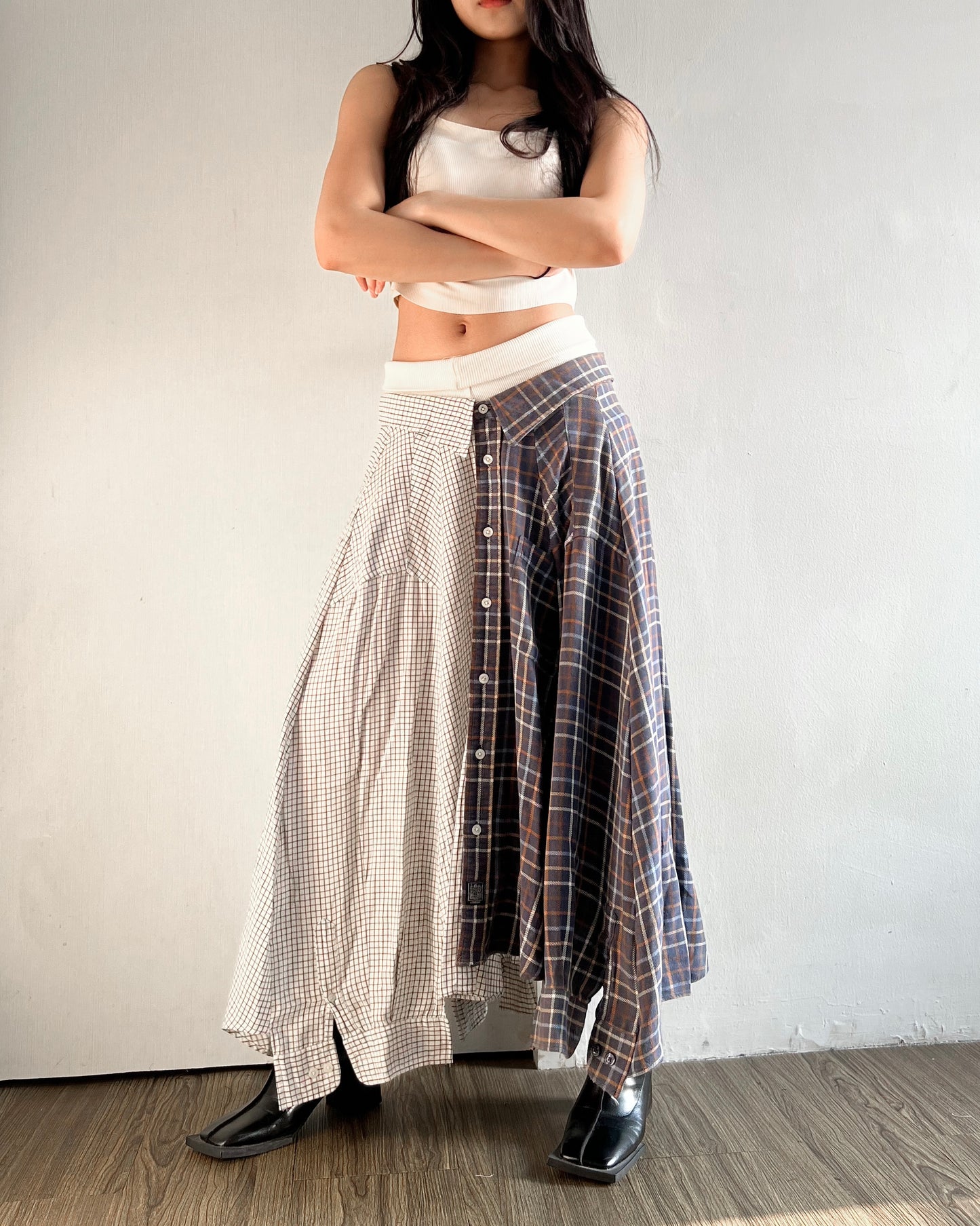Button-up Maxi Skirt 031