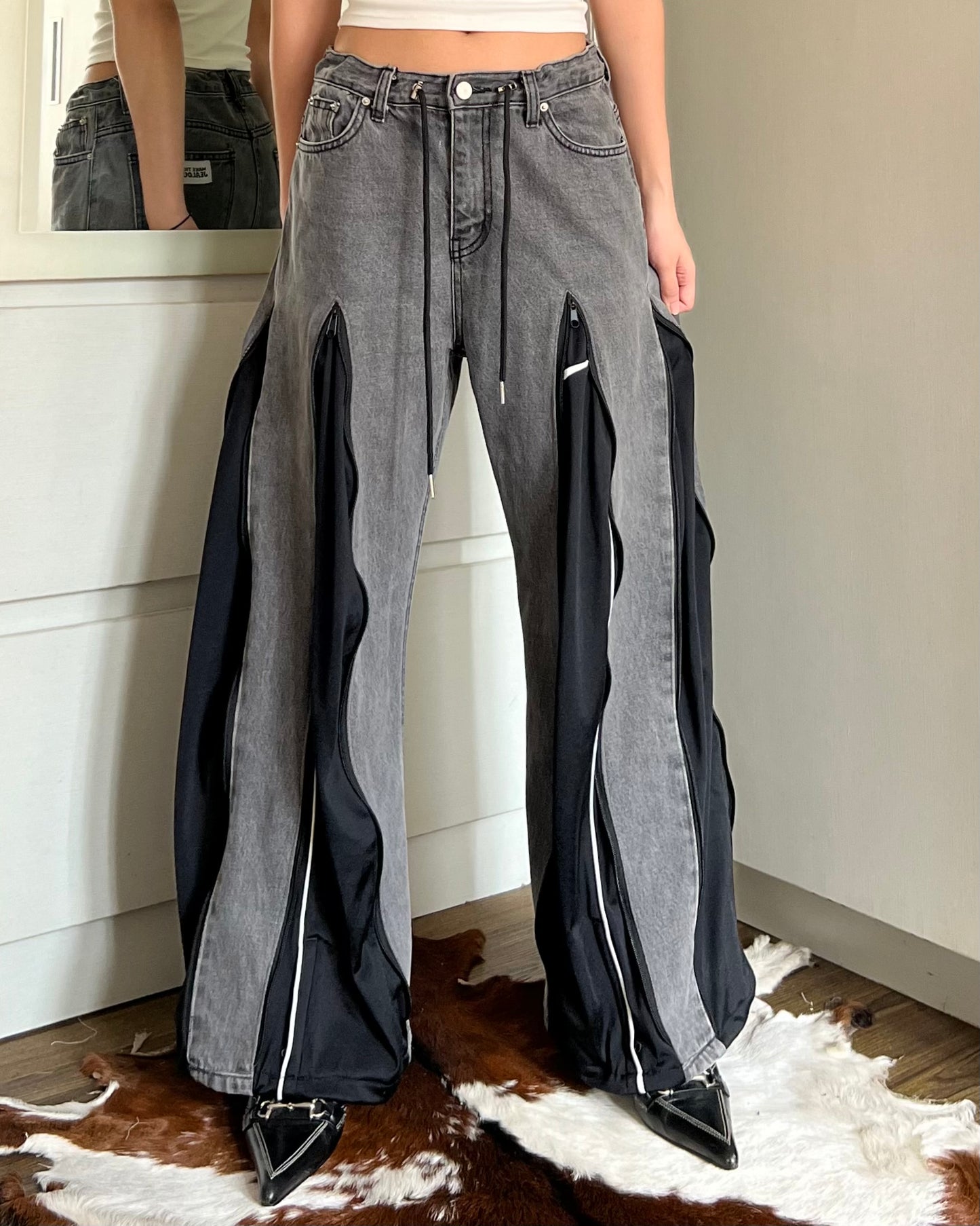Zipper Pants 047