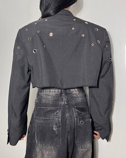 Eyelet Blazer 008