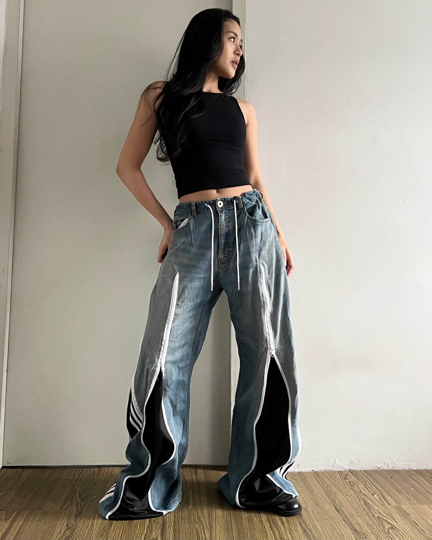 [BIG SIZE] Zipper Pants 0213