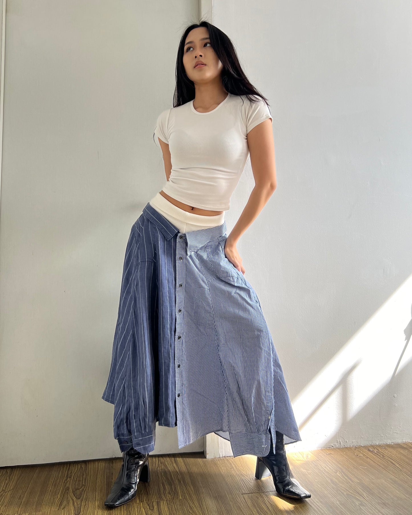 Button-up Maxi Skirt 024