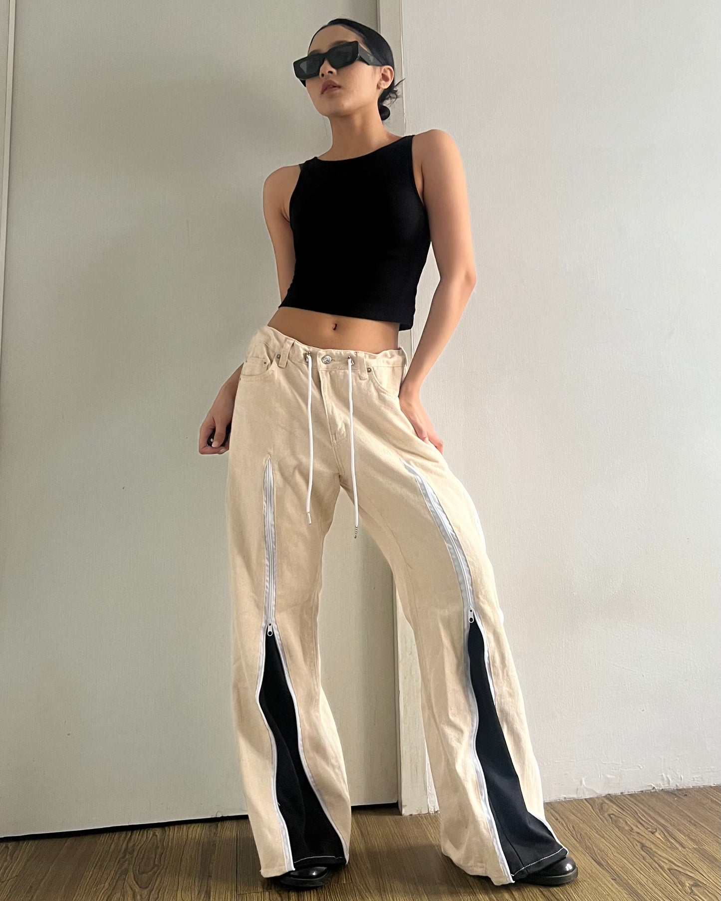 [BIG SIZE] Zipper Pants 0217