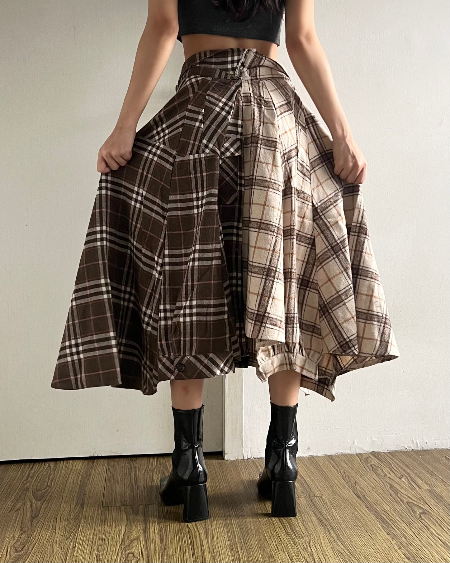 Button-Up Maxi Skirt 035