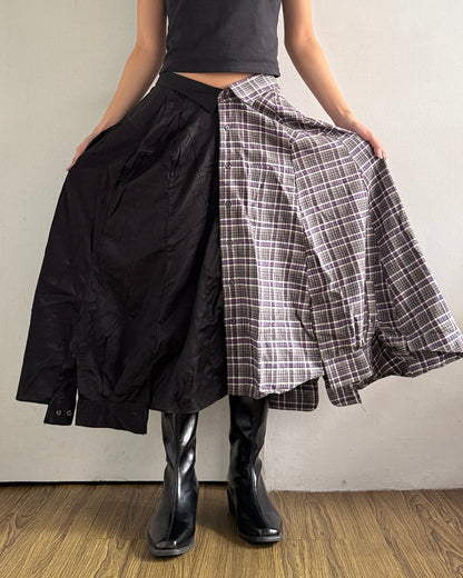 Button-up Maxi Skirt 070