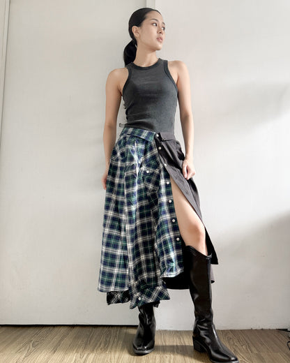 Button-up Maxi Skirt 085
