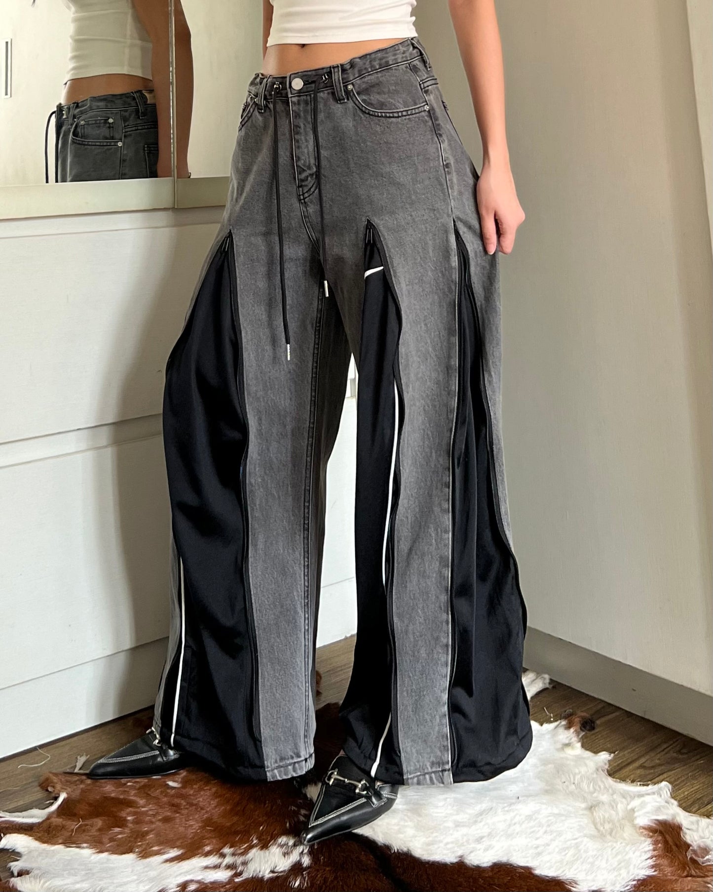 Zipper Pants 047