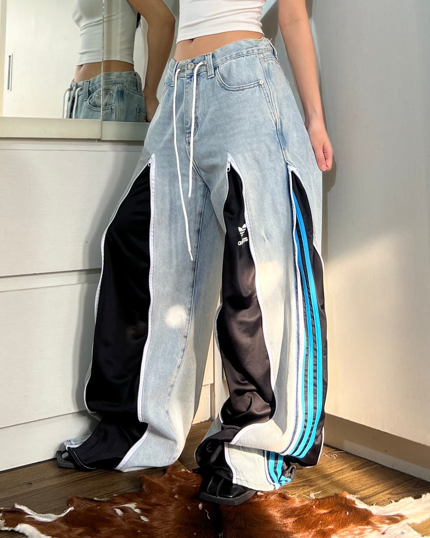 [BIG SIZE] Zipper Pants 0116
