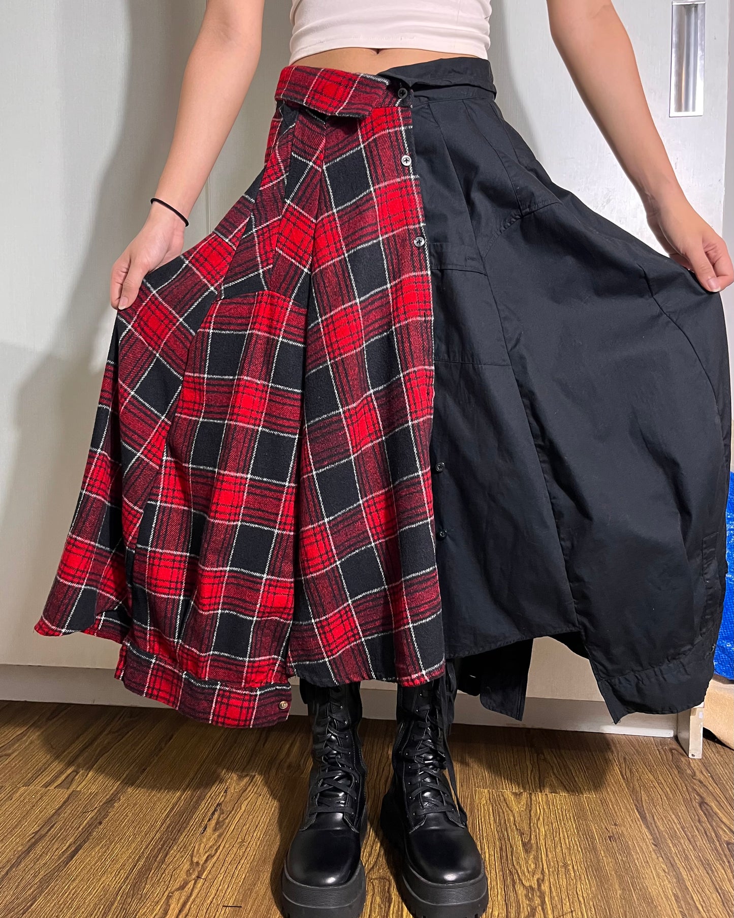 Button-up Maxi Skirt 007
