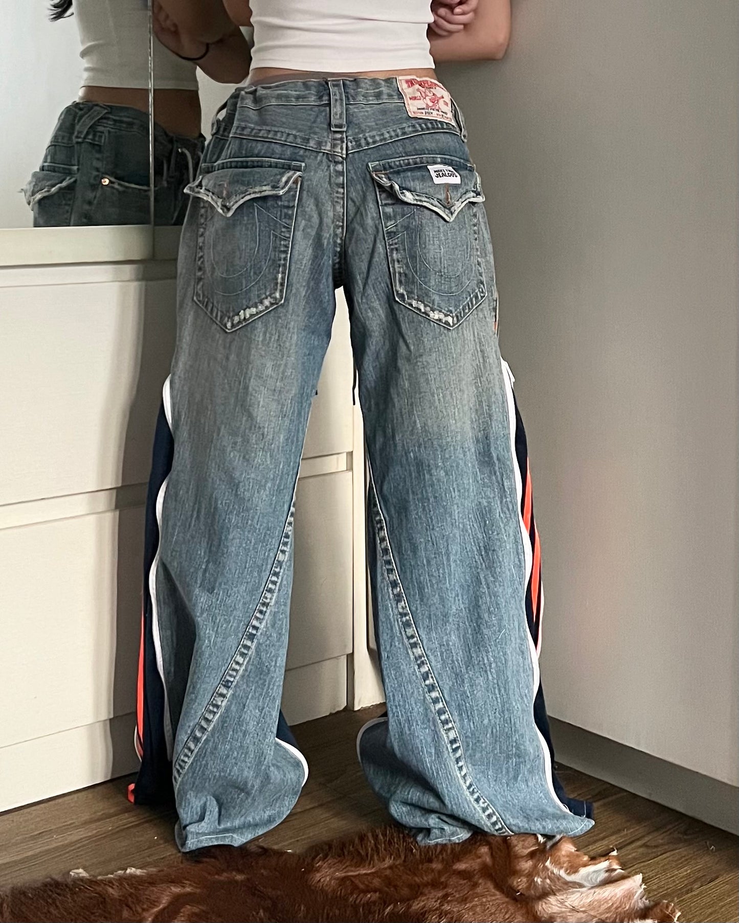 [BIG SIZE] Zipper Pants 093