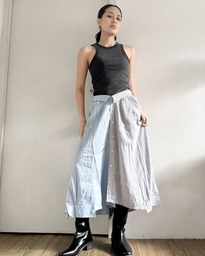 Button-up Maxi Skirt 084