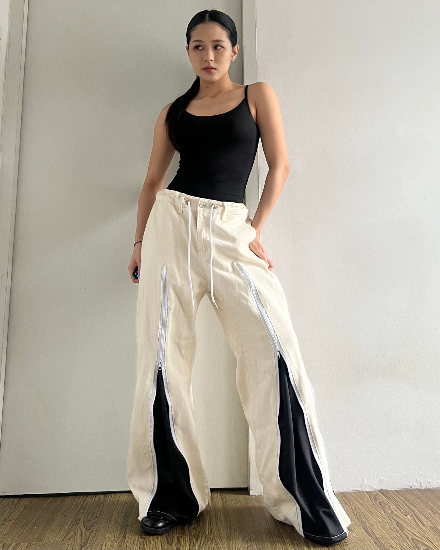 [BIG SIZE] Zipper Pants 0233