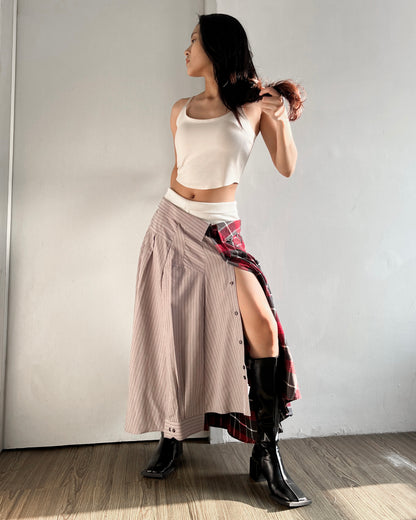 Button-up Maxi Skirt 030