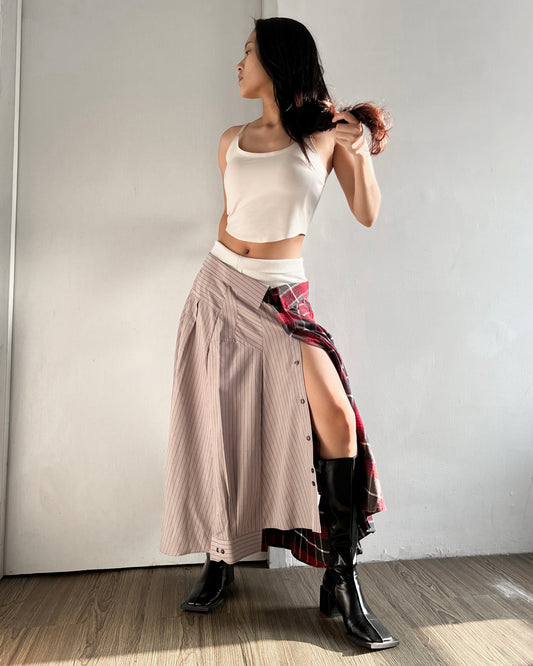Button-up Maxi Skirt 030