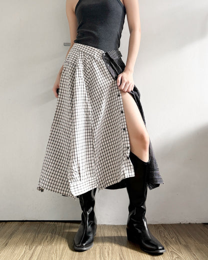 Button-up Maxi Skirt 081