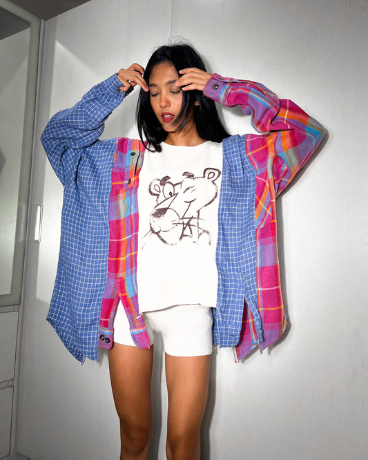 Deconstructed Flannel Shirt 007
