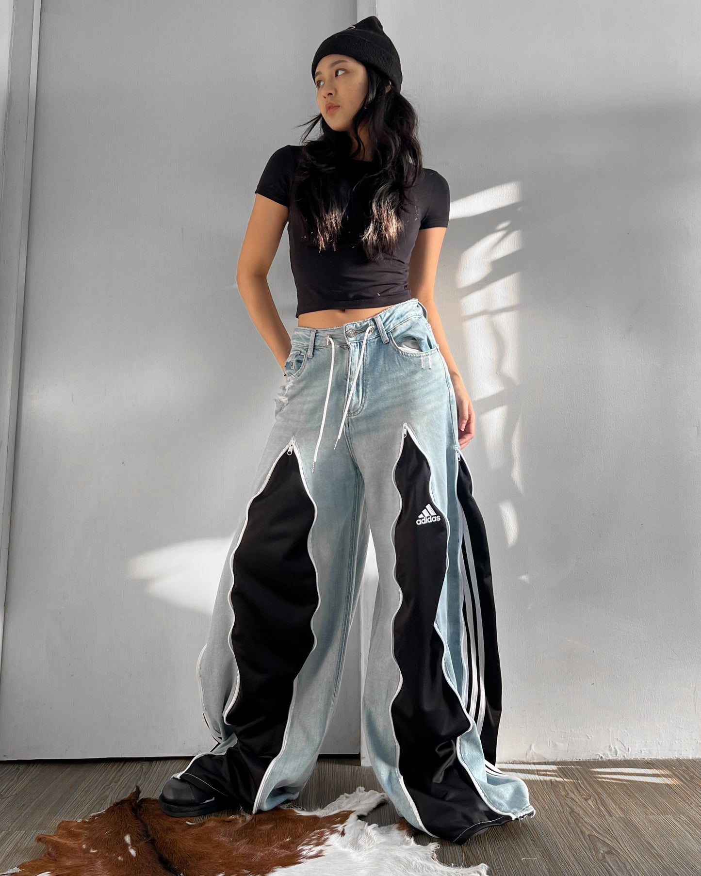 [BIG SIZE] Zipper Pants 0148