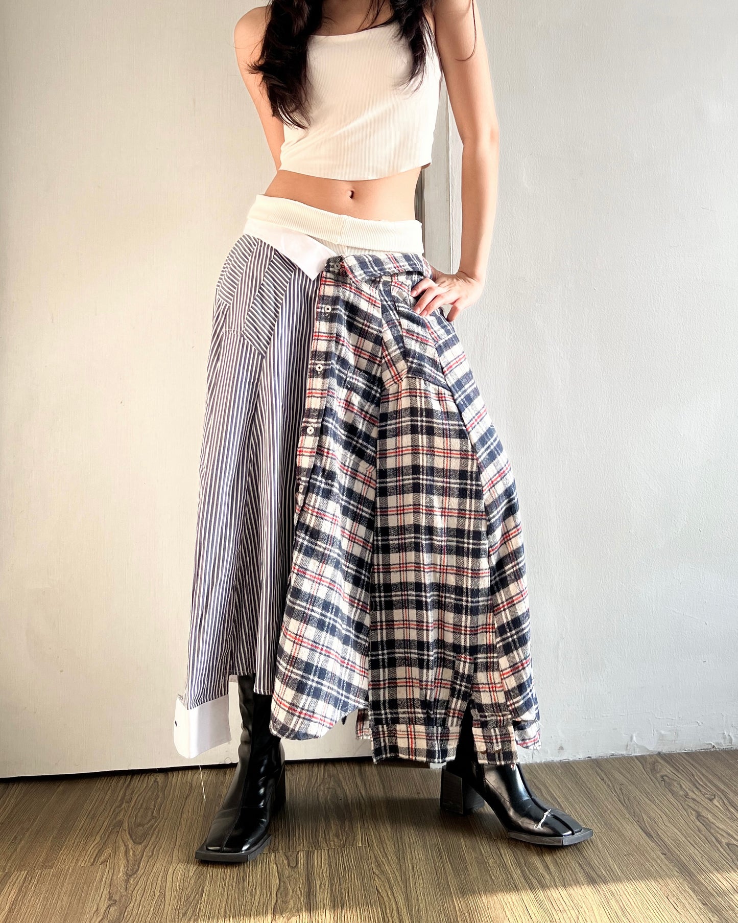 Button-up Maxi Skirt 032