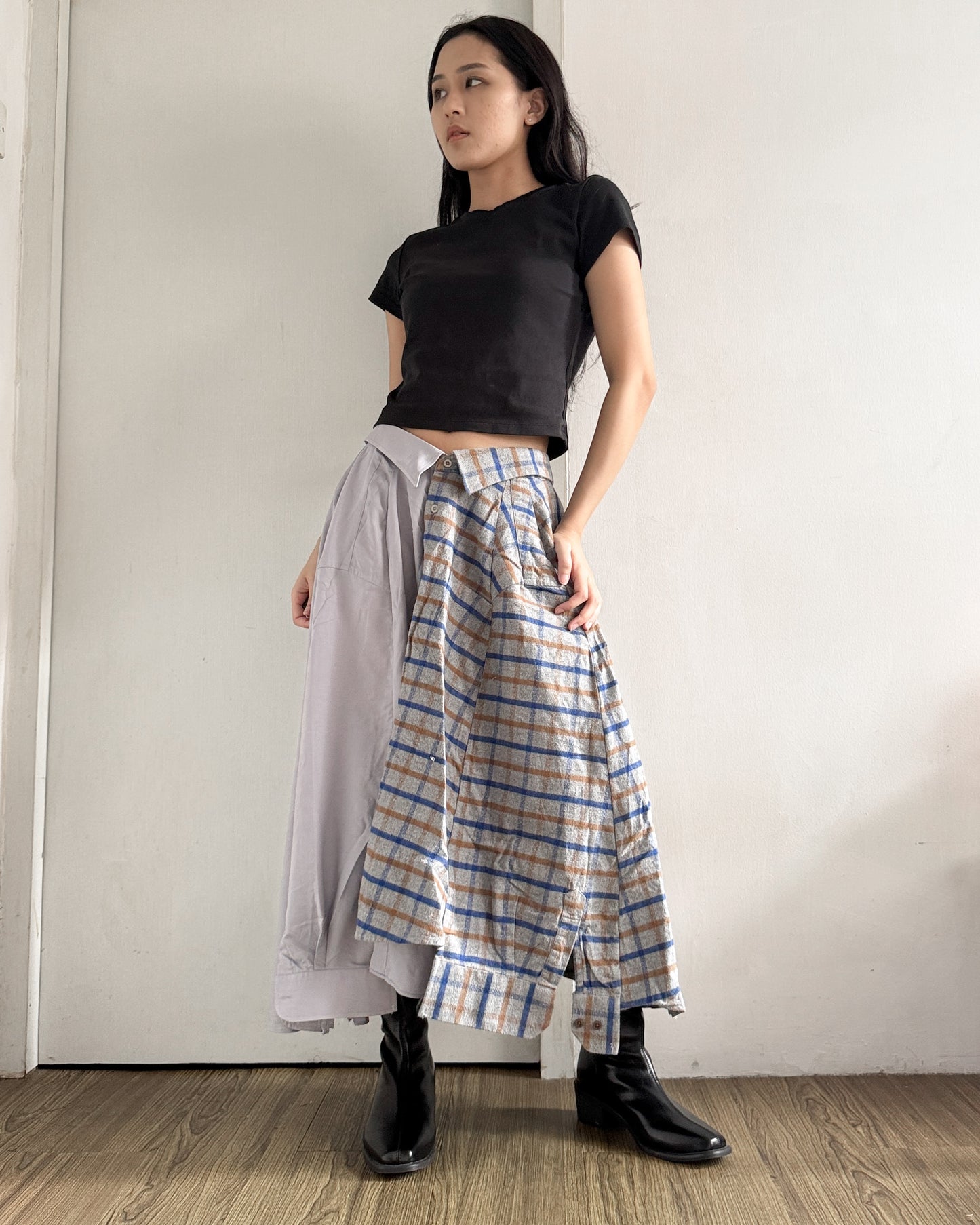 Button-up Maxi Skirt 069