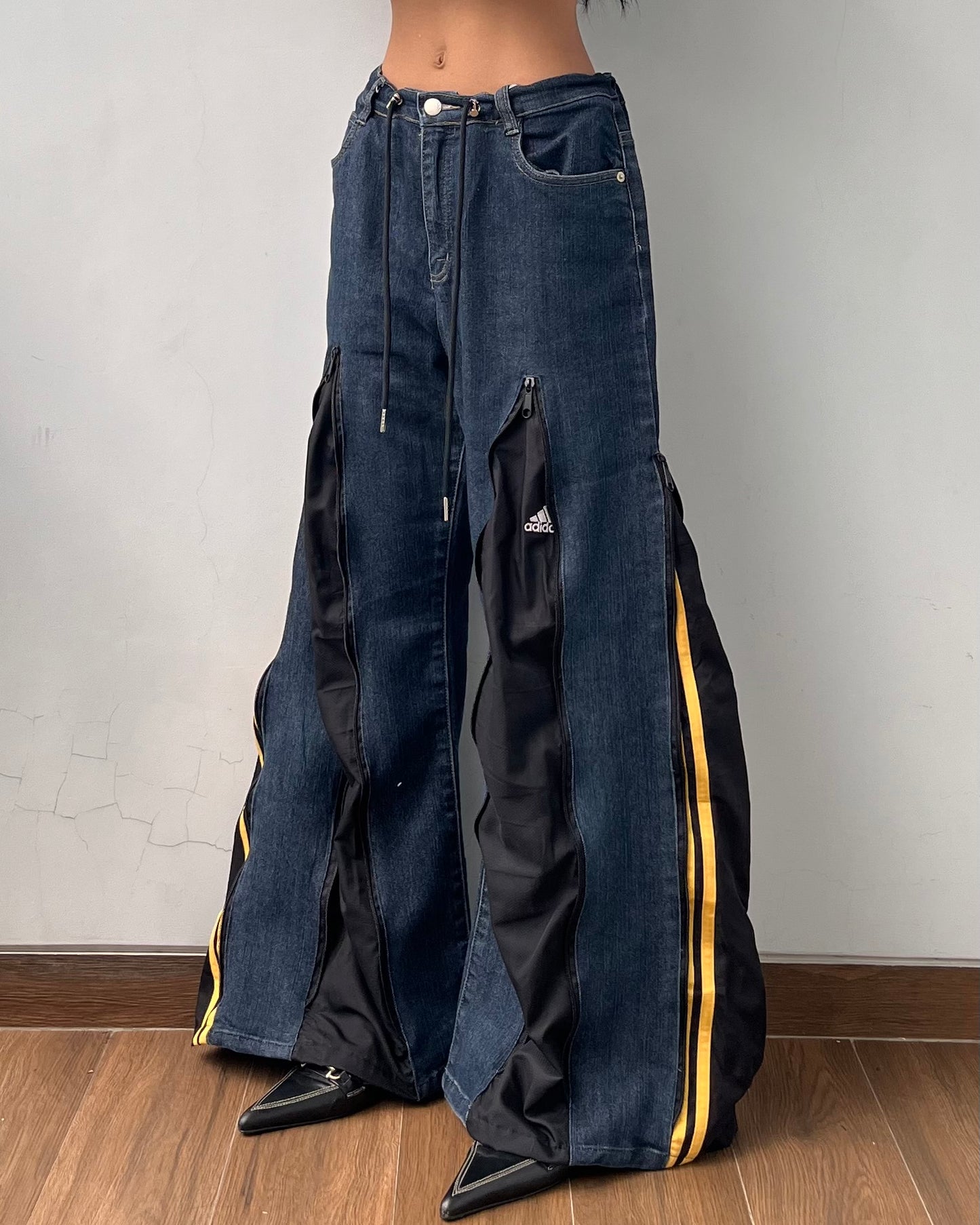 [BIG SIZE] Zipper Pants 015