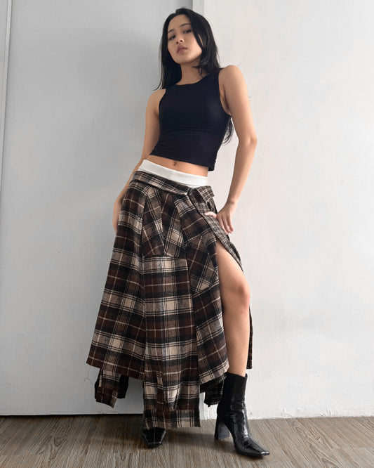 Button-up Maxi Skirt 043