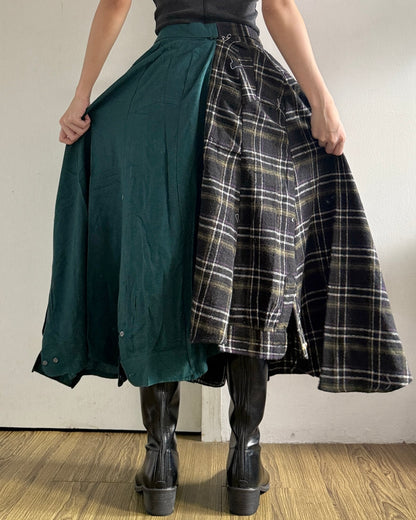 Button-up Maxi Skirt 080
