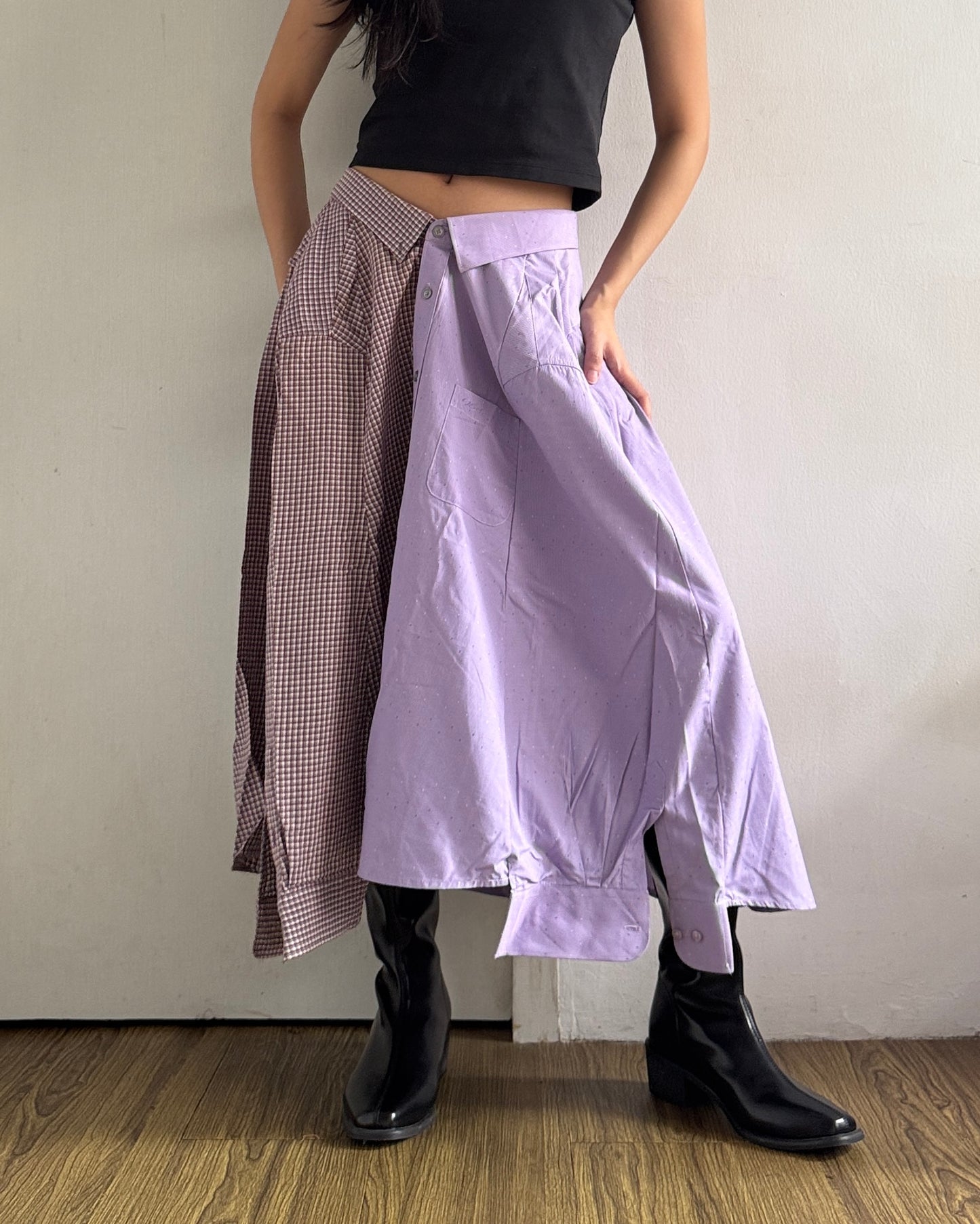 Button-up Maxi Skirt 064
