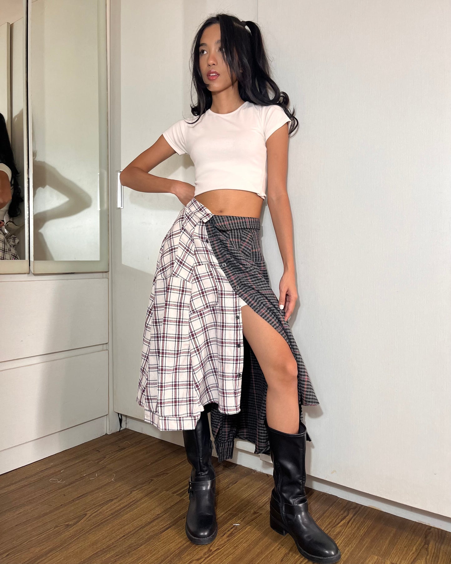 Button-up Maxi Skirt 010